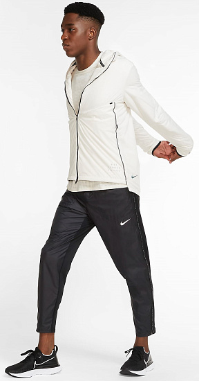 Тайтсы мужские Nike Phenom Elite Shield Run Division Black/Black - Фото 3 большая