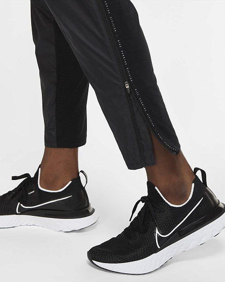 Тайтсы мужские Nike Phenom Elite Shield Run Division Black/Black - Фото 7 большая