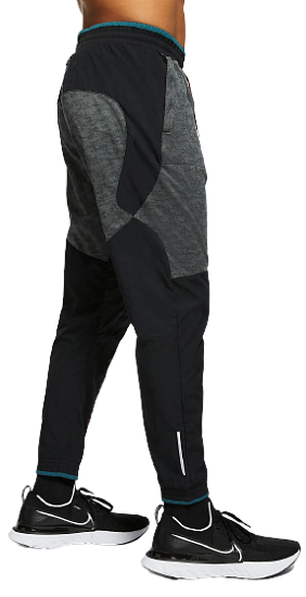 Брюки мужские Nike Phenom Elite Wild Run Black/Grey - Фото 2 большая