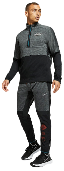 Брюки мужские Nike Phenom Elite Wild Run Black/Grey - Фото 4 большая