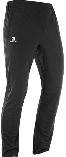 Брюки мужские Salomon Agile Warm Black - Фото 2 большая