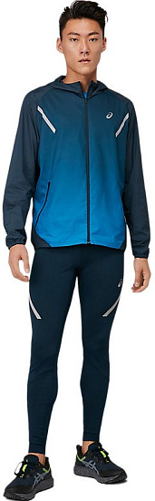 Тайтсы мужские ASICS Lite-Show French Blue - Фото 2 большая