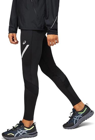 Тайтсы мужские ASICS Lite-Show Black - Фото 3 большая