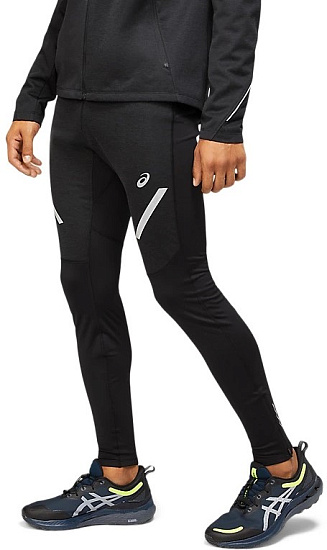 Тайтсы мужские ASICS Lite-Show Winter Black - Фото 3 большая