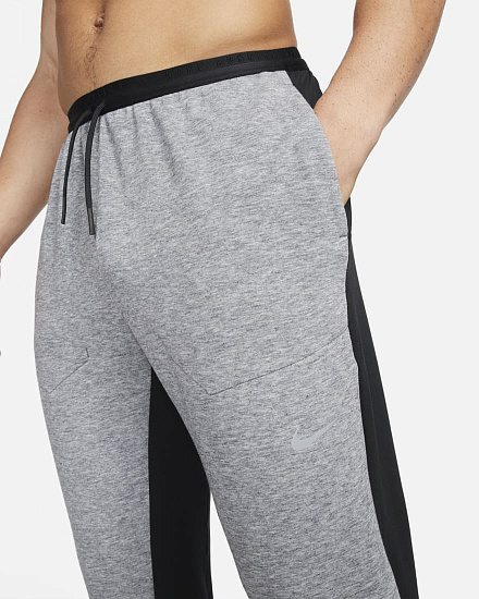 Брюки мужские Nike Therma-FIT Run Division Phenom Elite Black/Pure/Black - Фото 4 большая