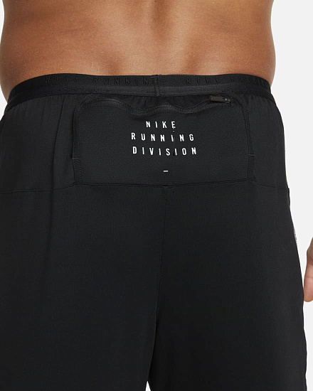 Брюки мужские Nike Therma-FIT Run Division Phenom Elite Black/Pure/Black - Фото 5 большая