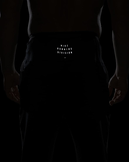 Брюки мужские Nike Therma-FIT Run Division Phenom Elite Black/Pure/Black - Фото 7 большая