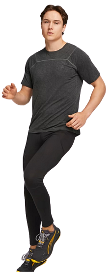 Тайтсы мужские Puma Seasons Full Tight Puma Black - Фото 6 большая