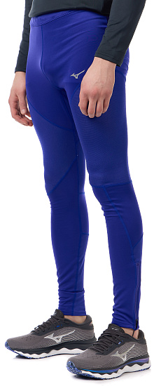 Тайтсы мужские Mizuno Heat Charge BT Фиолет - Фото 4 большая