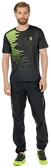 Брюки мужские Scott Rc Run Wp Black/Yellow - Фото 2 большая