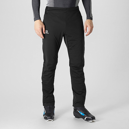 Брюки мужские Salomon RS Softshell Black - Фото 2 большая
