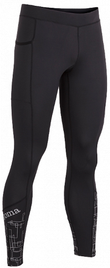 Тайтсы мужские Joma Elite 8 Black - Фото 1 большая