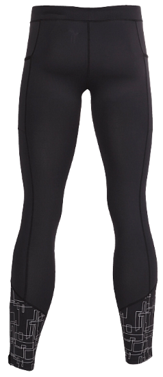 Тайтсы мужские Joma Elite 8 Black - Фото 10 большая
