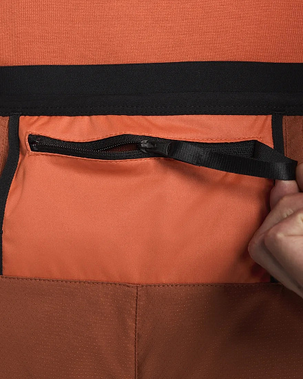 Брюки мужские Nike Dri-FIT Phenom Elite Rugged Orange/Mantra Orange/Habanero Red - Фото 5 большая