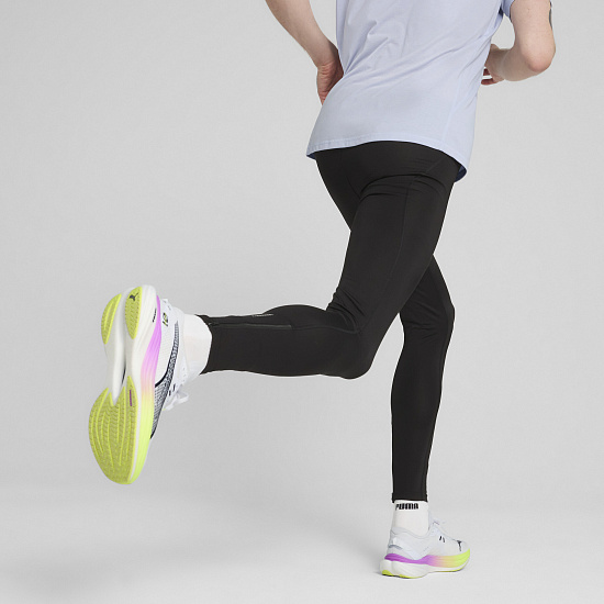 Тайтсы мужские Puma Run Vel Long Black - Фото 6 большая