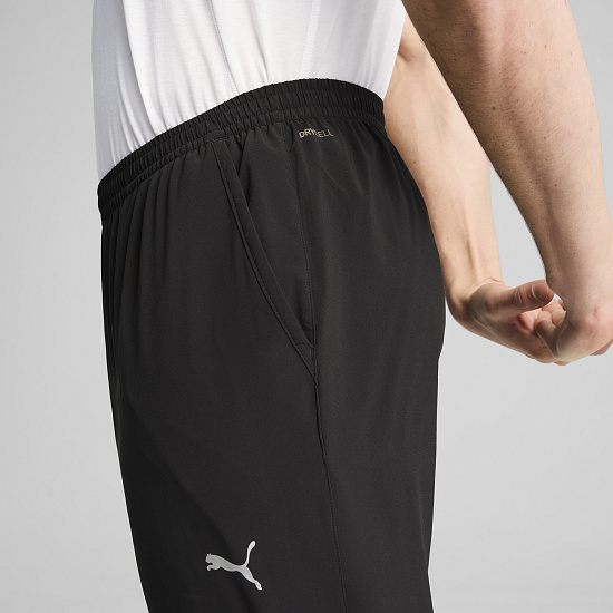 Брюки мужские Puma Run Velocity Tapered Black - Фото 7 большая