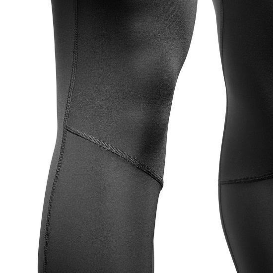 Тайтсы мужские Salomon Agile Warm Black - Фото 6 большая