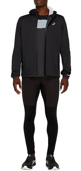 Тайтсы мужские ASICS Windblock Performance Black - Фото 9 большая