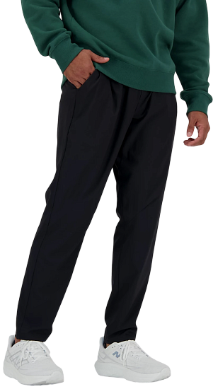 Брюки мужские New Balance AC Stretch Woven Black - Фото 3 большая