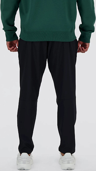 Брюки мужские New Balance AC Stretch Woven Black - Фото 6 большая
