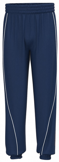 Брюки мужские Mizuno Athletics Sweat Estate Blue - Фото 1 большая