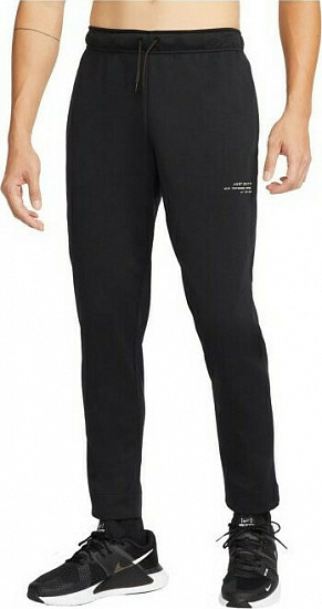 Брюки мужские Nike Q5 Flc Taper Black/Black/Light Bone - Фото 1 большая