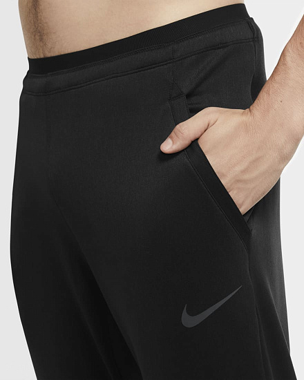 Брюки мужские Nike Pro Fleece Capra Black/Iron Grey - Фото 4 большая