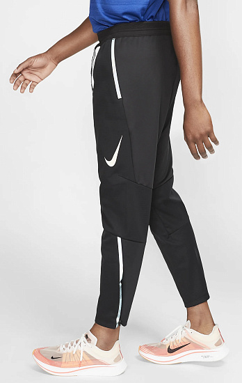 Брюки мужские Nike Shield Swift Rng Black/Reflect Black - Фото 3 большая