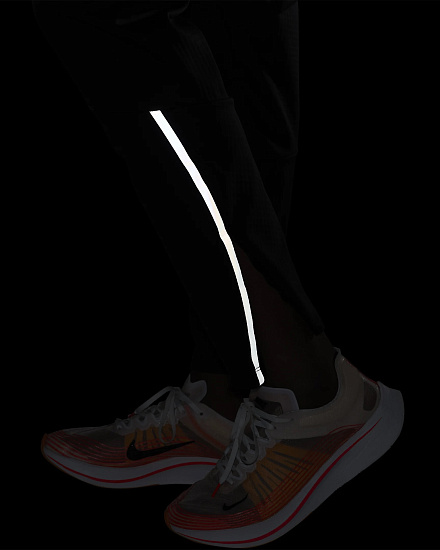 Брюки мужские Nike Shield Swift Rng Black/Reflect Black - Фото 11 большая