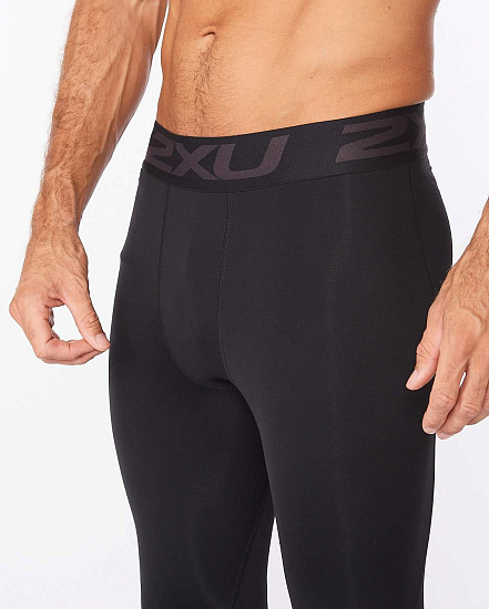 Тайтсы мужские 2XU Ignition Comp Black - Фото 7 большая