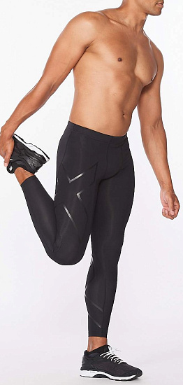 Тайтсы мужские 2XU Core Compression Black - Фото 3 большая