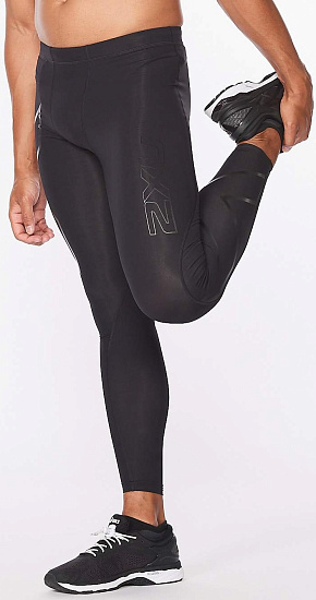 Тайтсы мужские 2XU Core Compression Black - Фото 4 большая