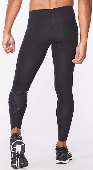 Тайтсы мужские 2XU Core Compression Black - Фото 5 большая
