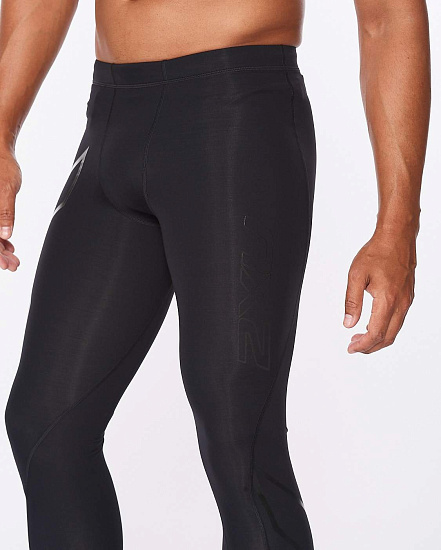Тайтсы мужские 2XU Core Compression Black - Фото 6 большая
