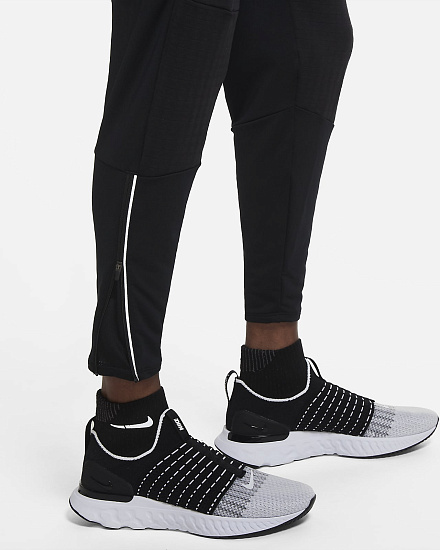 Брюки мужские Nike Phenom Elite Wild Run Black/Dark Smoke Grey - Фото 3 большая