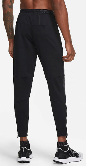 Брюки мужские Nike Phenom Elite Wild Run Black/Dark Smoke Grey - Фото 8 большая