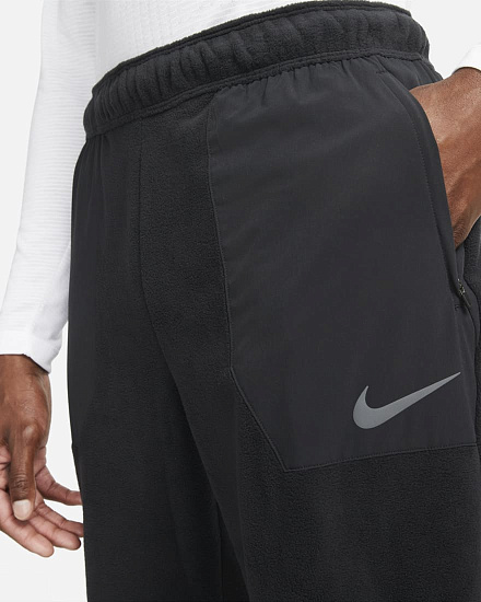 Брюки мужские Nike Winterized Therma-FIT Black/Black/Iron Grey   - Фото 4 большая