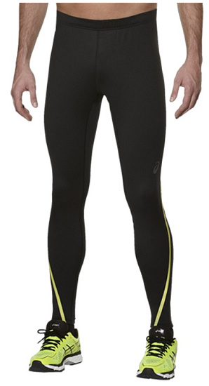 Тайтсы мужские ASICS Lite-Show WinterTight желтый - Фото 2 большая