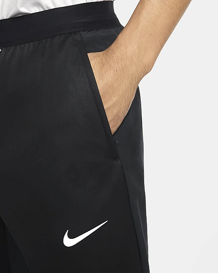 Брюки мужские Nike Shield Phenom Elite Black/Reflective Silv - Фото 5 большая