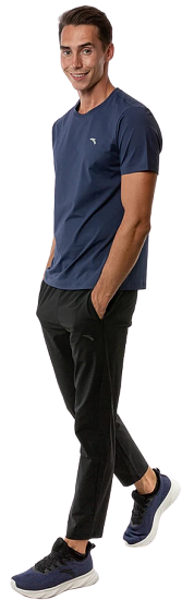 Брюки мужские Anta Ankle Basic Black - Фото 4 большая