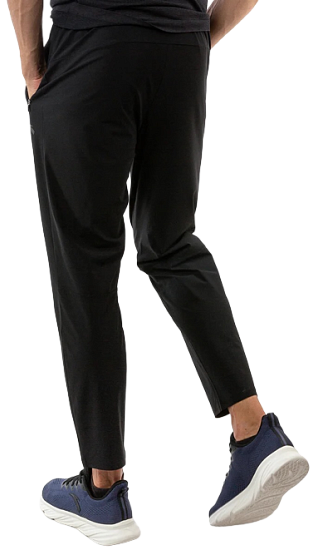 Брюки мужские Anta Running Knit Ankle Basic Black - Фото 2 большая