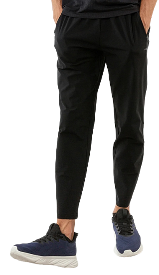 Брюки мужские Anta Running Knit Ankle Basic Black - Фото 3 большая
