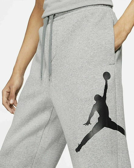 Брюки мужские Nike Jordan Jumpman Logo Carbon Heather - Фото 4 большая