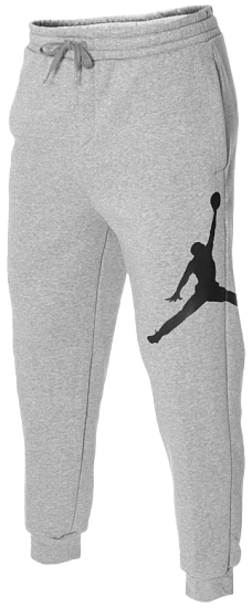Брюки мужские Nike Jordan Jumpman Logo Carbon Heather - Фото 5 большая