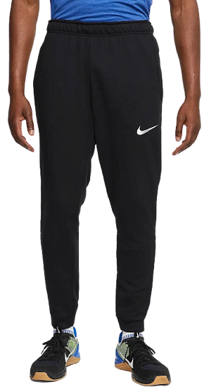 Брюки мужские Nike Dri-Fit Fleece Training Black - Фото 4 большая
