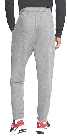 Брюки мужские Nike Dri-Fit Fleece Training Grey - Фото 4 большая