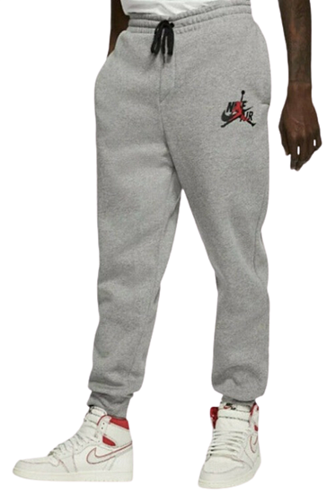Брюки мужские Nike Air Jordan Jumpman Classics Fleece Grey - Фото 2 большая