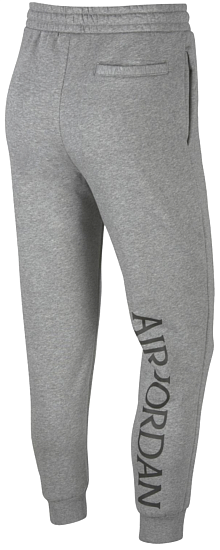 Брюки мужские Nike Air Jordan Jumpman Classics Fleece Grey - Фото 3 большая