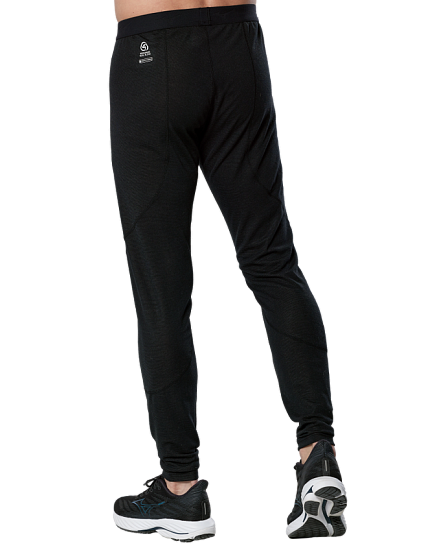 Кальсоны мужские Mizuno Prem Merino Wool Black - Фото 4 большая