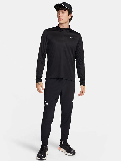 Брюки мужские Nike Dri-FIT ADV AeroSwift Black/Summit White - Фото 4 большая